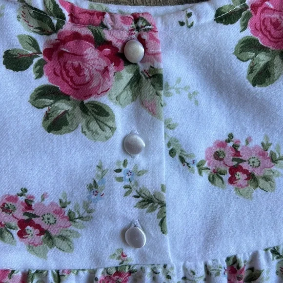 Victoria's Secret Floral Nightgown - White and Pink - Picture 4 of 7